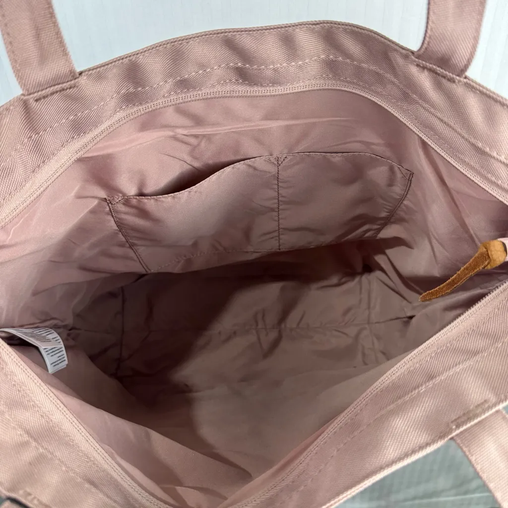 Herschel Supply Company Mica Classic Canvas Tote Bag Ash Rose Pink 12L Minmalist - Image 5