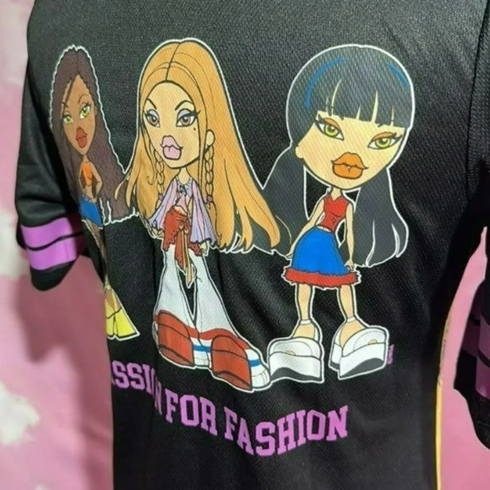 Bratz Baseball Jersey size Medium Bratz Doll Jersey NEW~ purple ~ Cartoon Bratz - Image 11