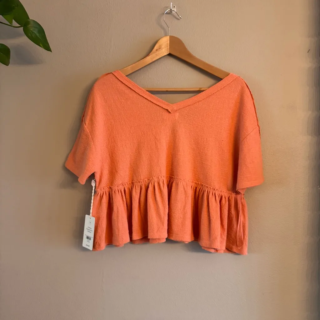 UPWEST Resort‎ Cropped Tee Orange Size XS - Image 2