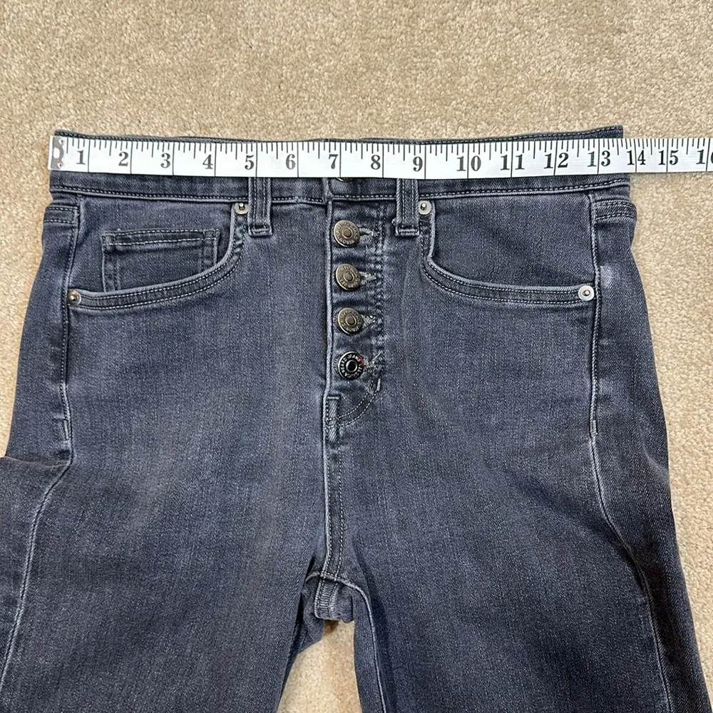 Veronica Beard Debbie High-Rise Skinny Jeans Salt & Pepper Women Size 26 / 2 - Image 5