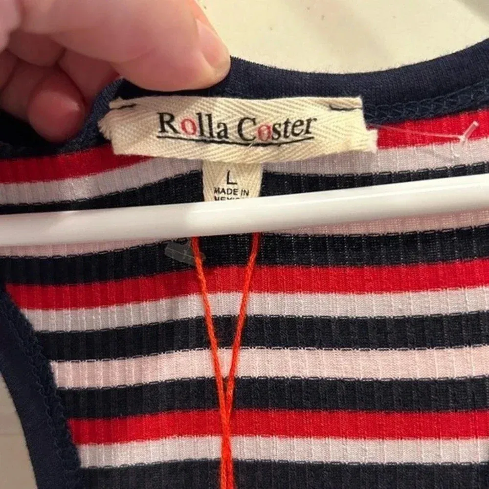 Rolla Coster  Maxi Dress Side Slits size Large NWT‎ - Image 3