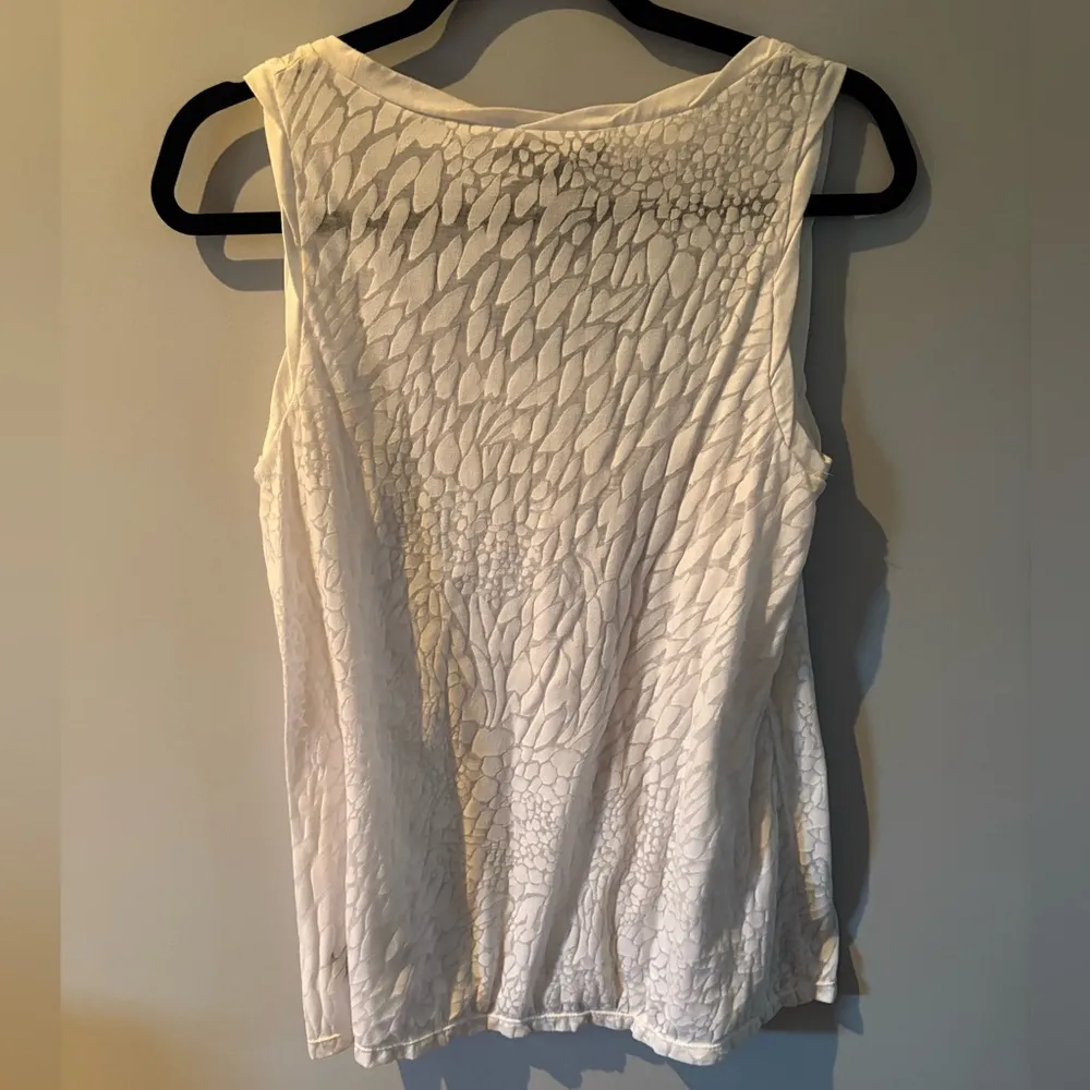 INC International Concepts Sleeveless Top In Size Large White - Image 4