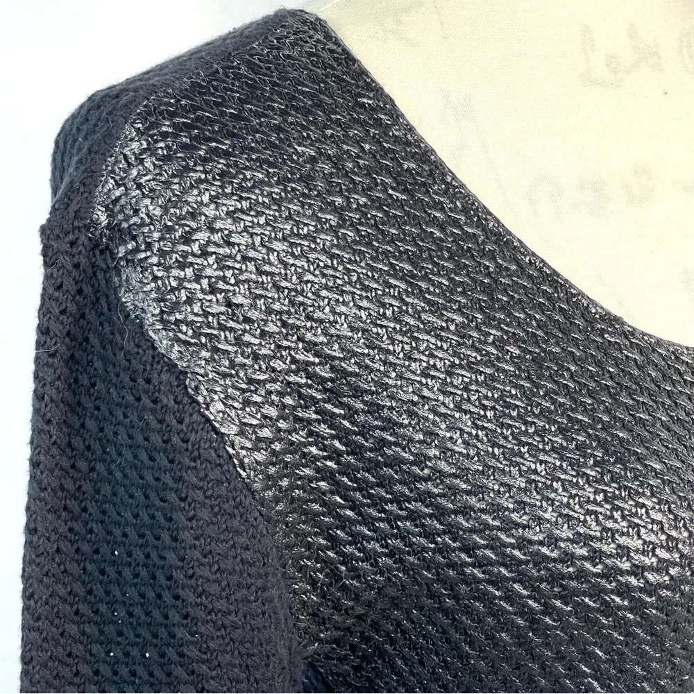 7 For All Mankind Black Knit Crewneck
Long Sleeve Sweater XS - Image 6