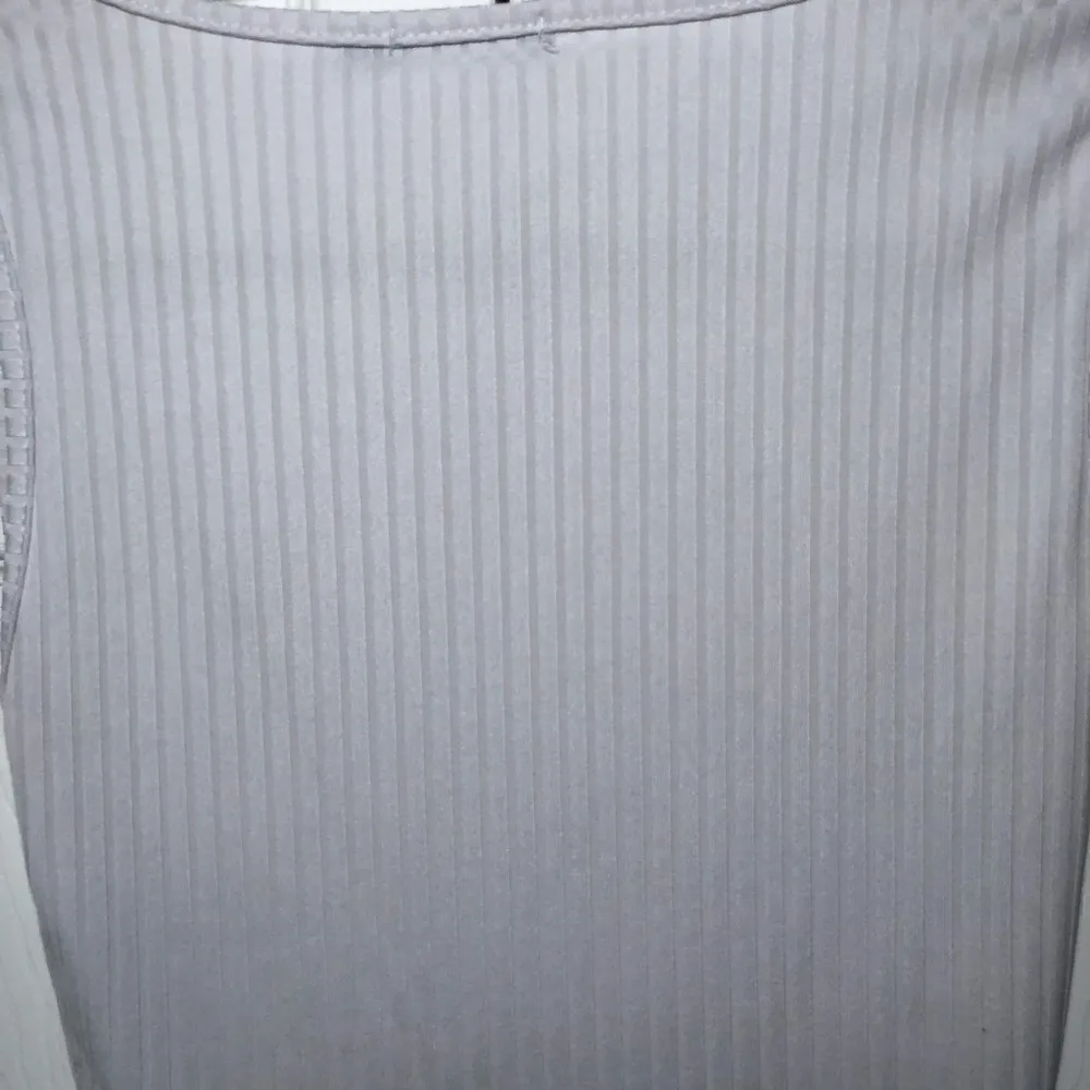 White Boohoo Tall Square Neck Rib Bodysuit Size M/US6 - Image 5