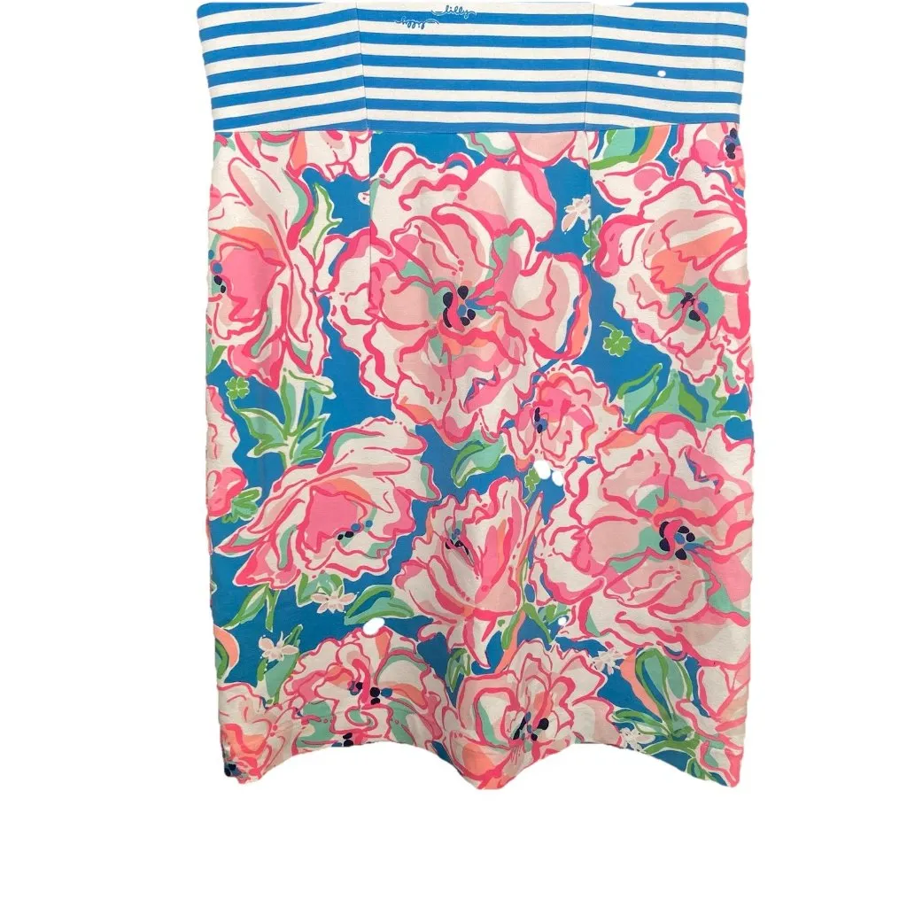 Lilly Pulitzer Julianna Dress In Lucky Charm Floral Nautical Women Size L Resort - Image 3