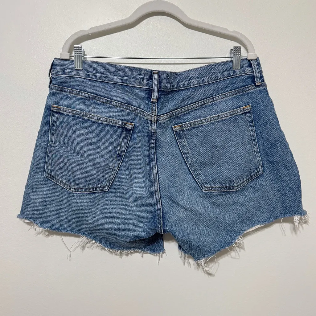 AGOLDE  Parker Long Shorts Size 32 button fly - Image 5