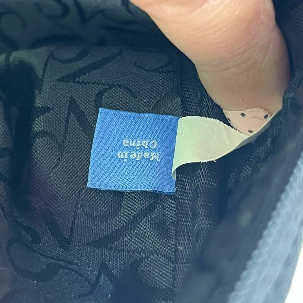 SIMPLY‎ VERA VERA WANG BLACK CROCK PATENT TRIM TOTE BAG BOWLING BAG STYLE PREOWN - Image 10