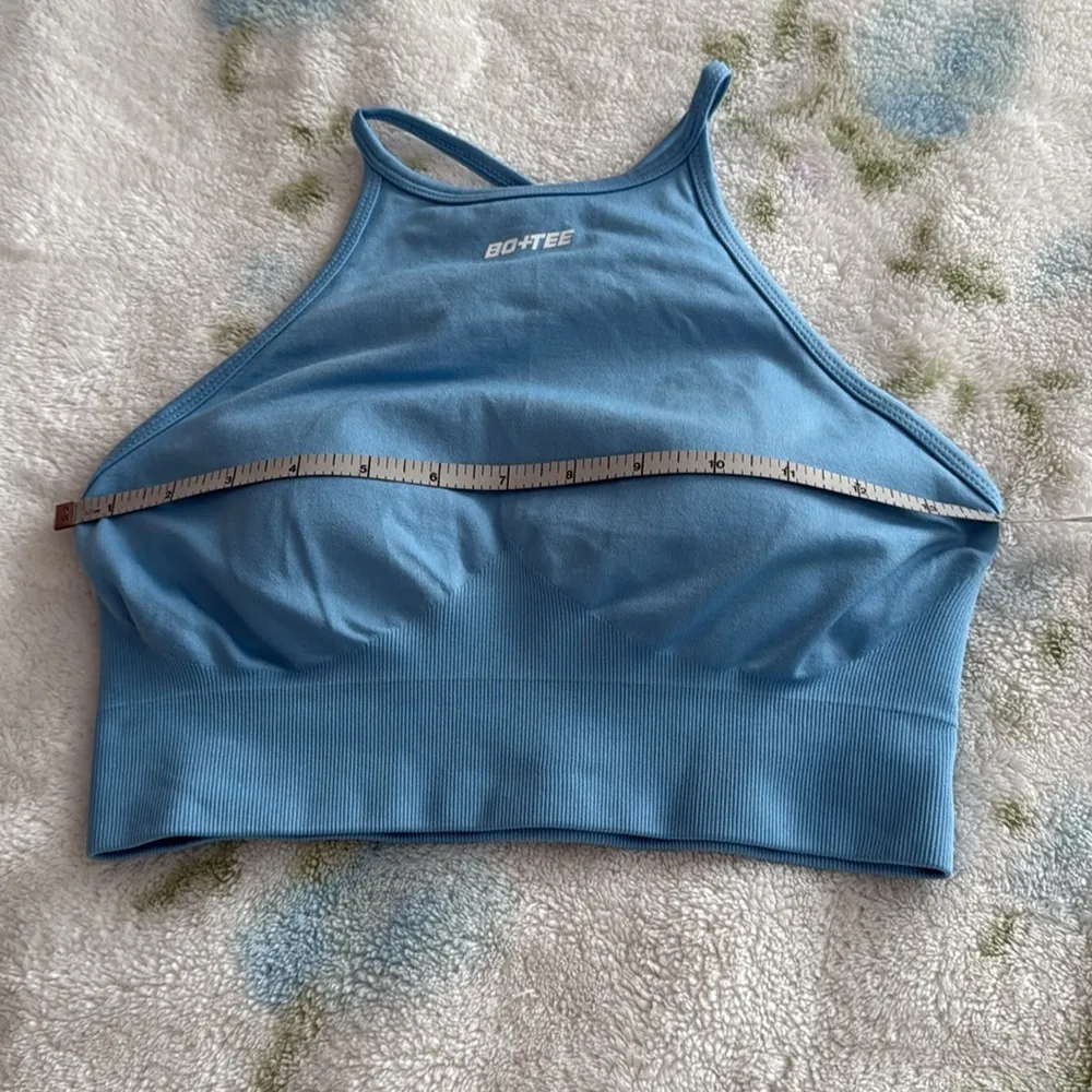 Bo + Tee Sport Bra Blue Size M - Image 3