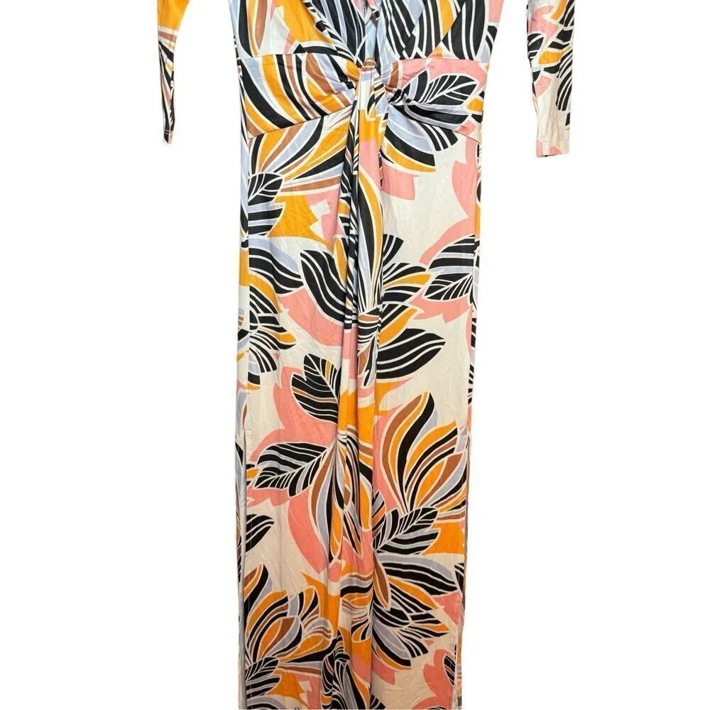 NEW Yumi Kim One & Only pattern Maxi Dress Sz XS in Pink Retro Bloom - Image 8