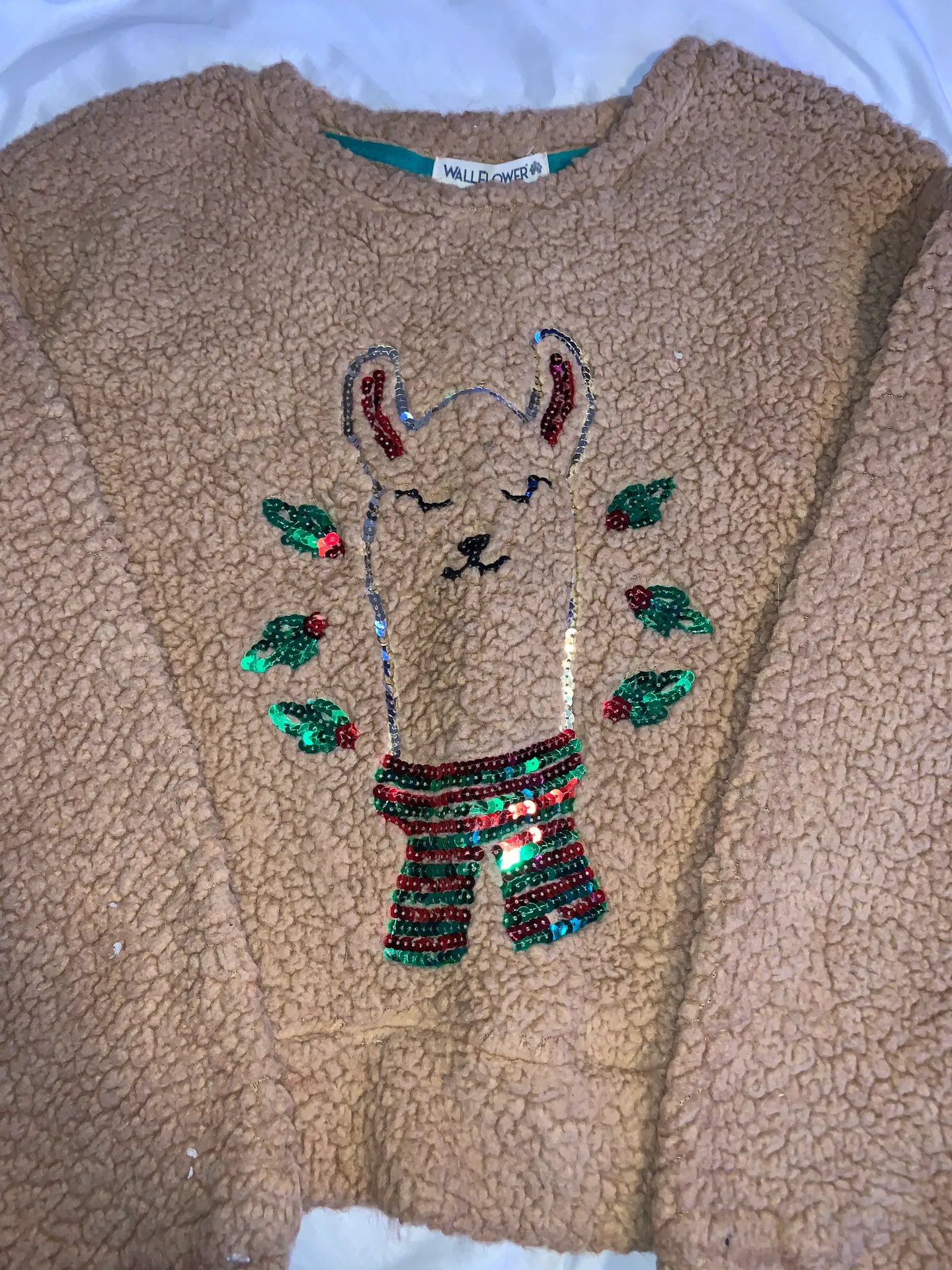 TJ Maxx Llama Christmas Sweater - Image 2