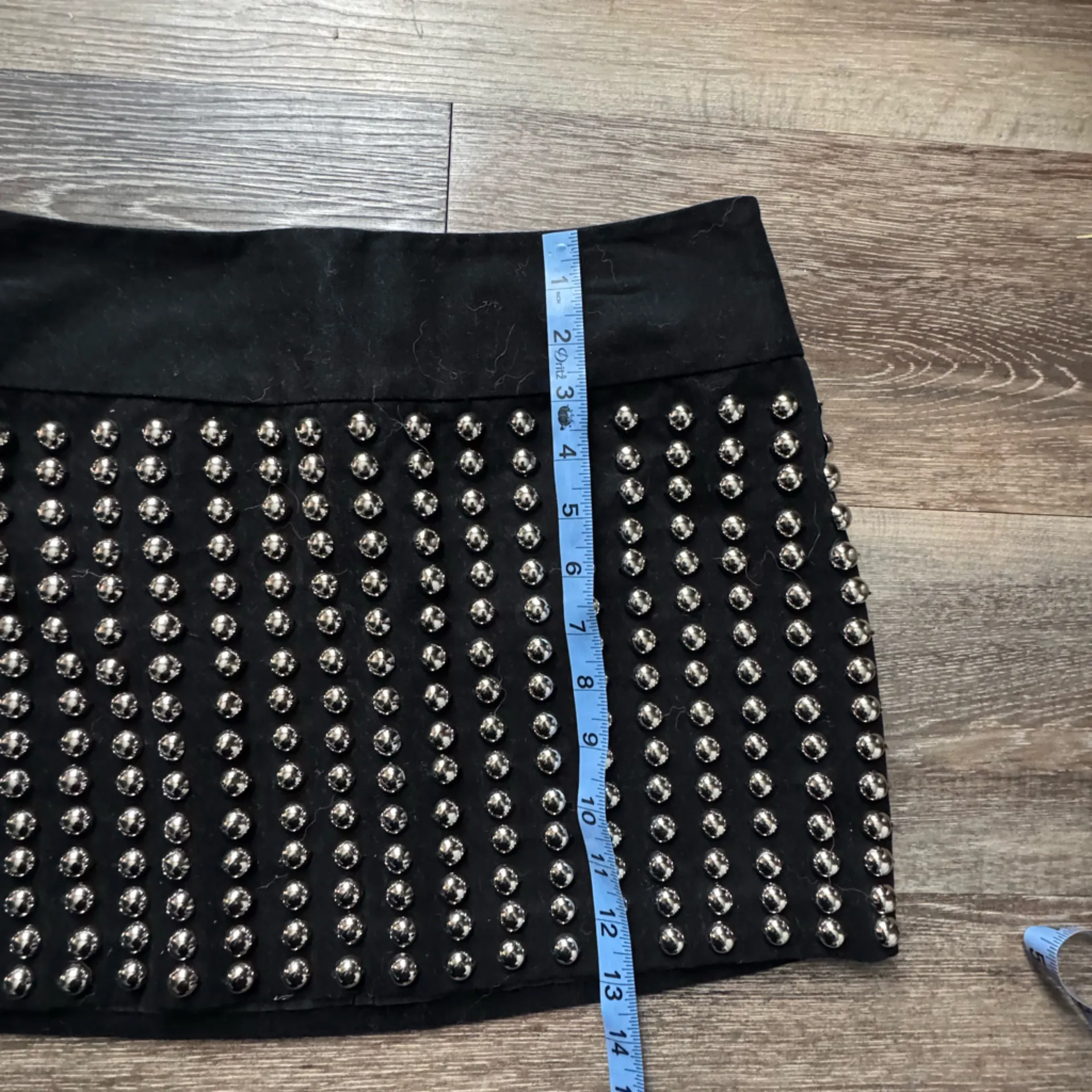 Vintage Britney Spears Candies Black Studded Mini Skirt 5 - Image 5