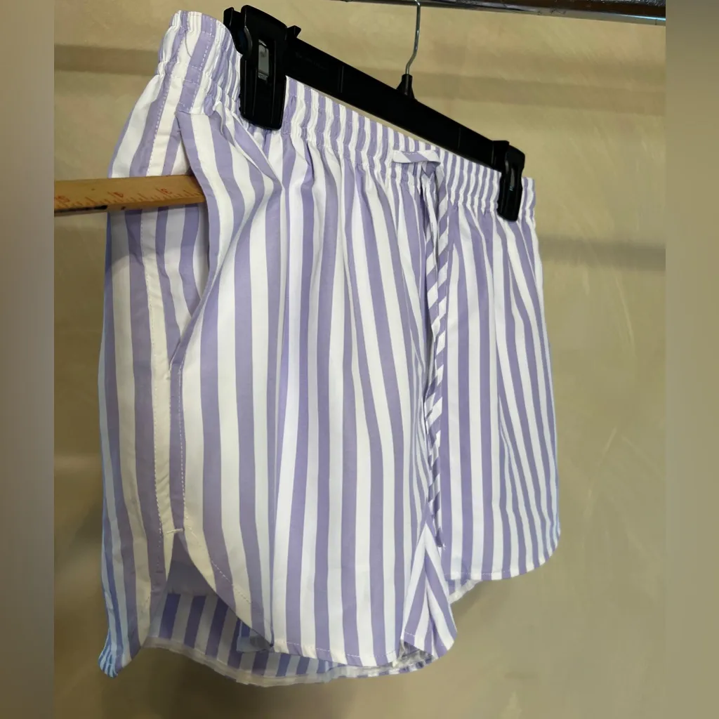 Buddy Love Women’s Ellen Lilac Stripe 2 Piece Casual Lounge Wear Pajama Set|Sz:M Blue Size M - Image 5