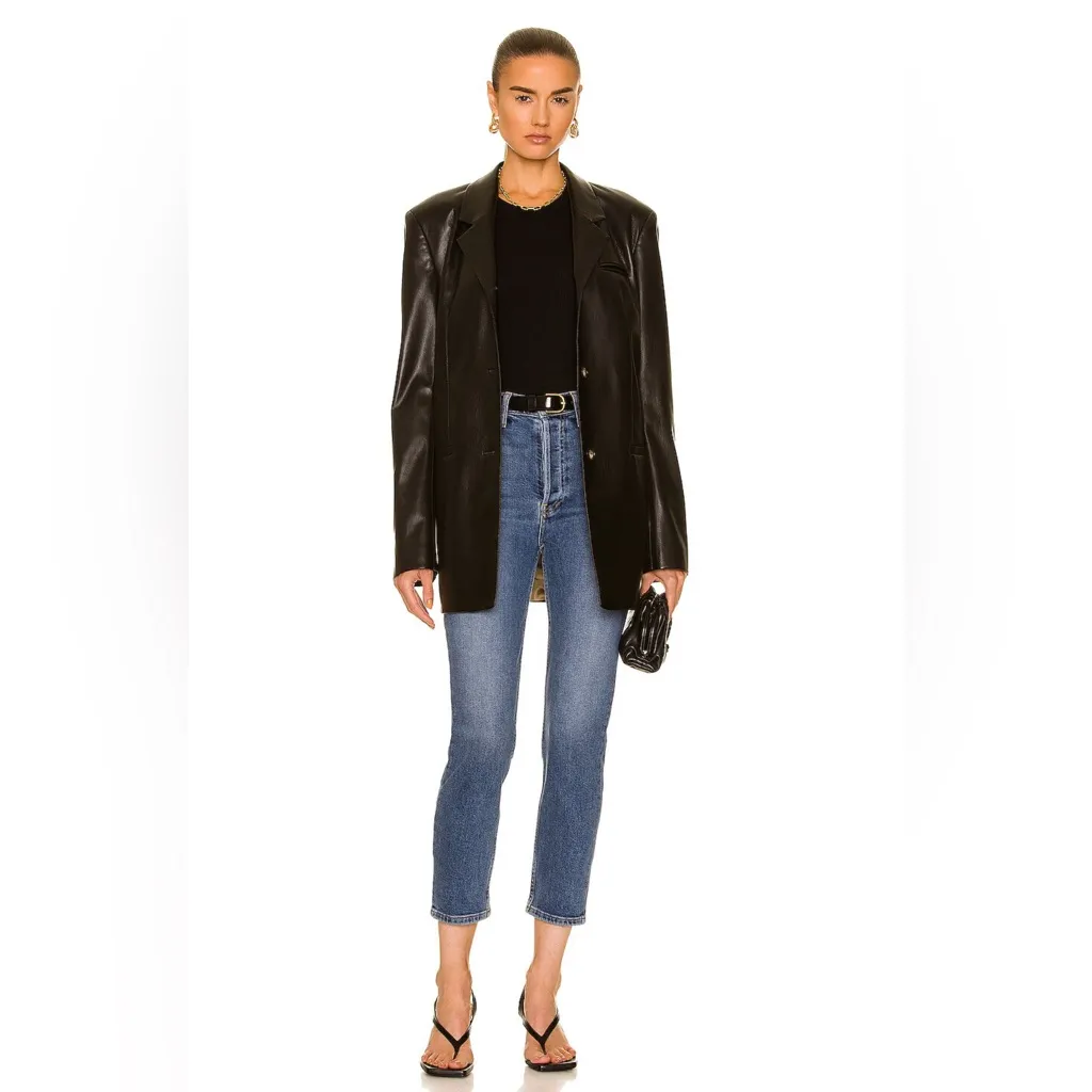 RE/DONE Originals 90s High Rise Ankle Crop in Mid 70s Blue sz 25 - Image 2