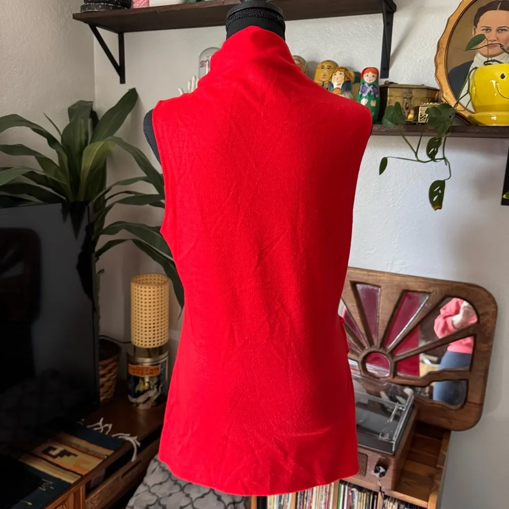 Helmut Lang NWOT  Sonar Wool Drape Cowl Neck Tank Top - Image 5