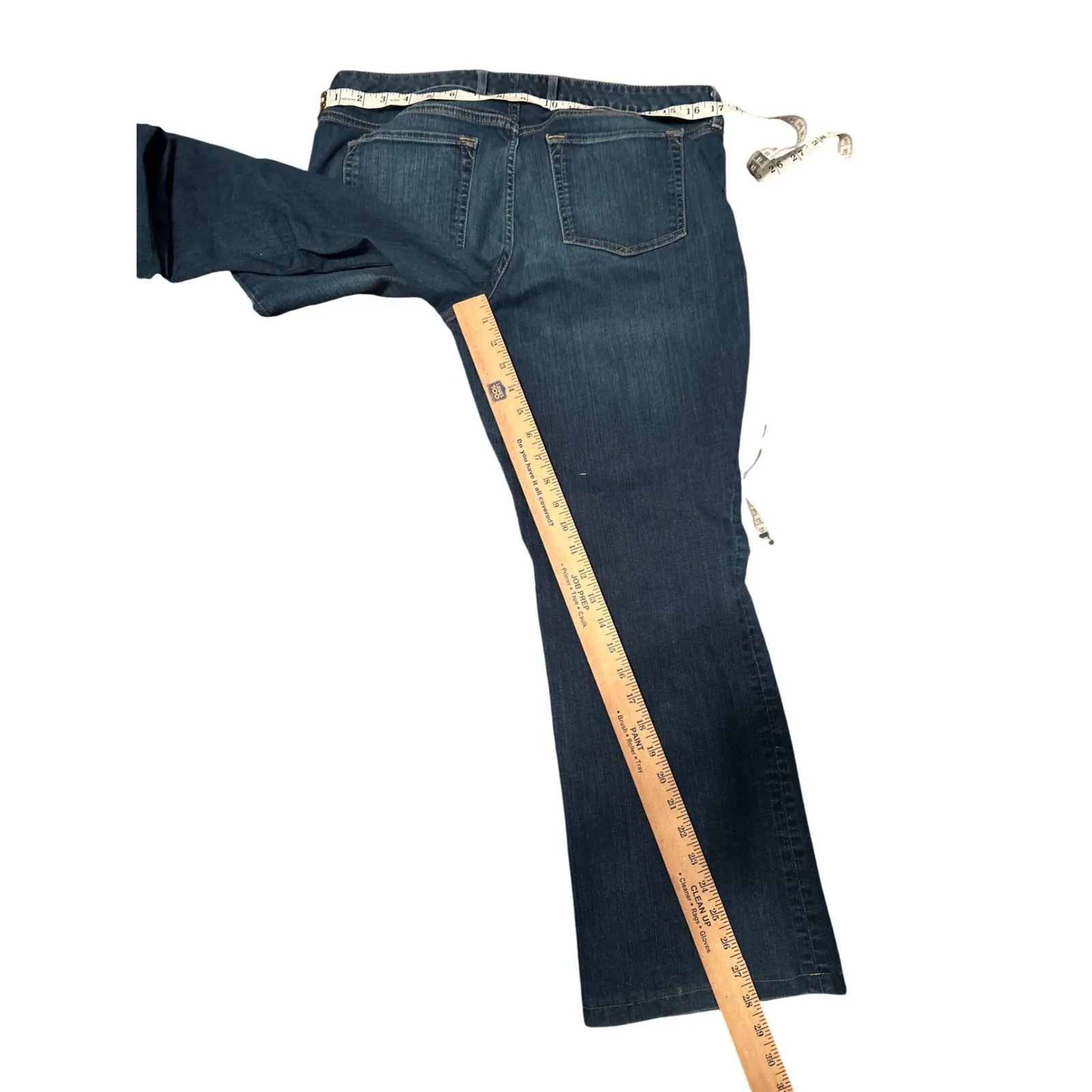 Eddie Bauer Women Curvy Fit Bootcut Jeans Dark Wash Size 14 - Image 6