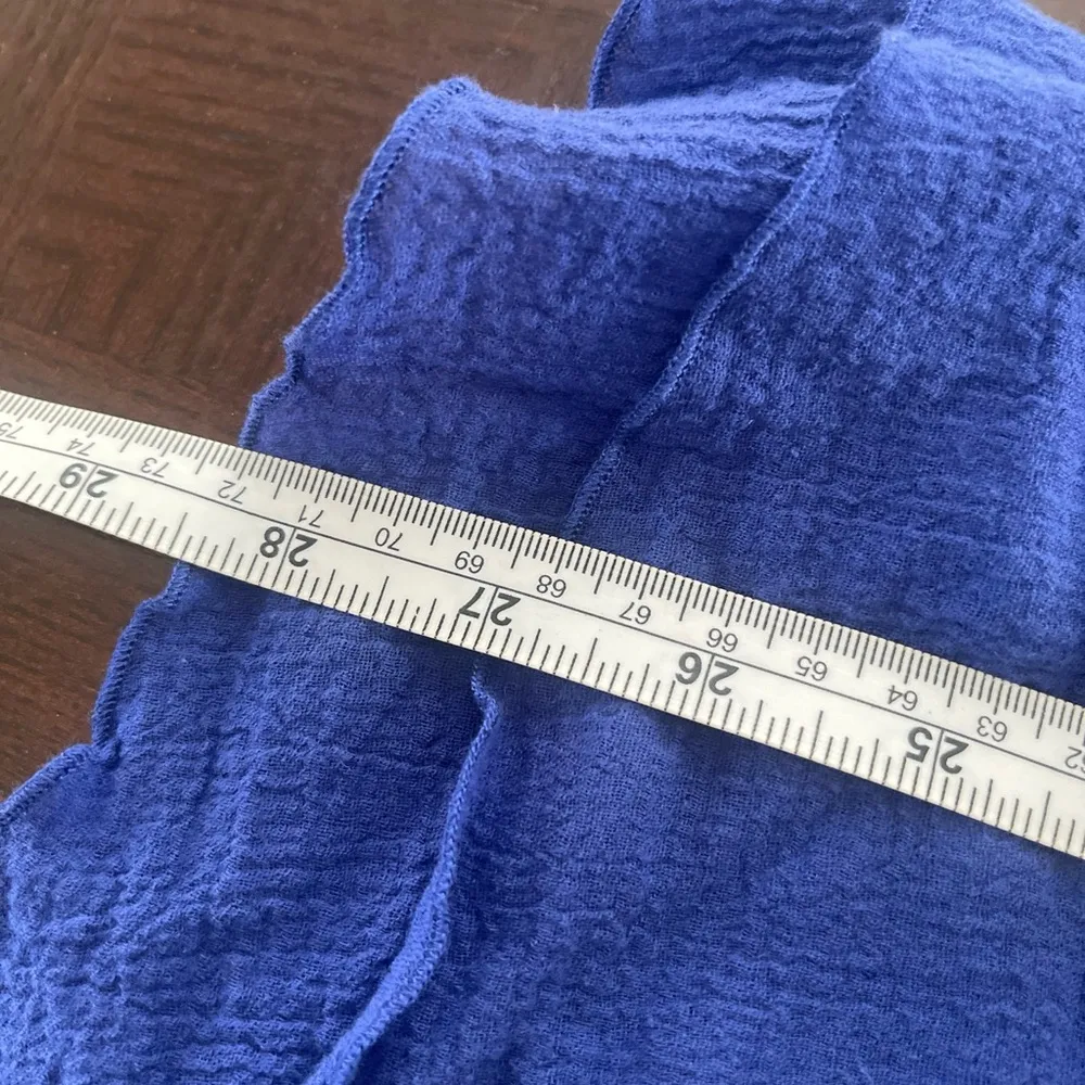 Soft Surroundings Siesta Key 3/4 sleeve Layered Tunic Top, size XL Blue - Image 11