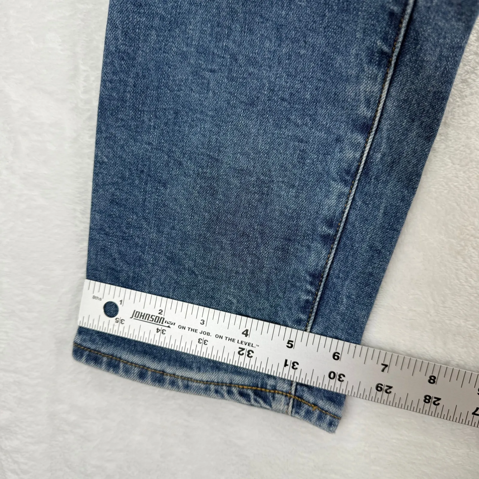 G Star Raw Kate Boyfriend Blue Wash Denim Jeans Straight Leg Pants Size 27 - Image 8