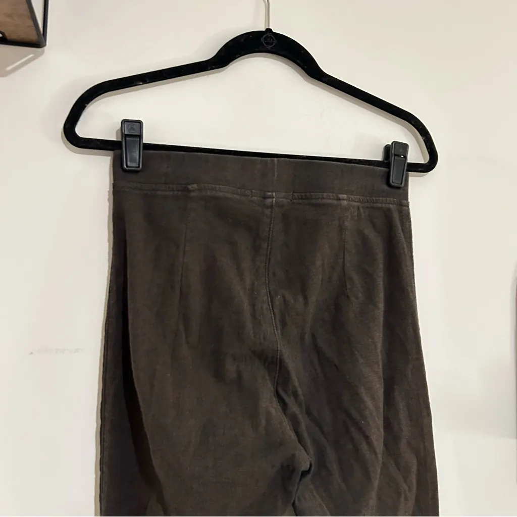 Prairie Underground Brown High Waisted Ribbed Knee Leggings Size Medium - Image 4