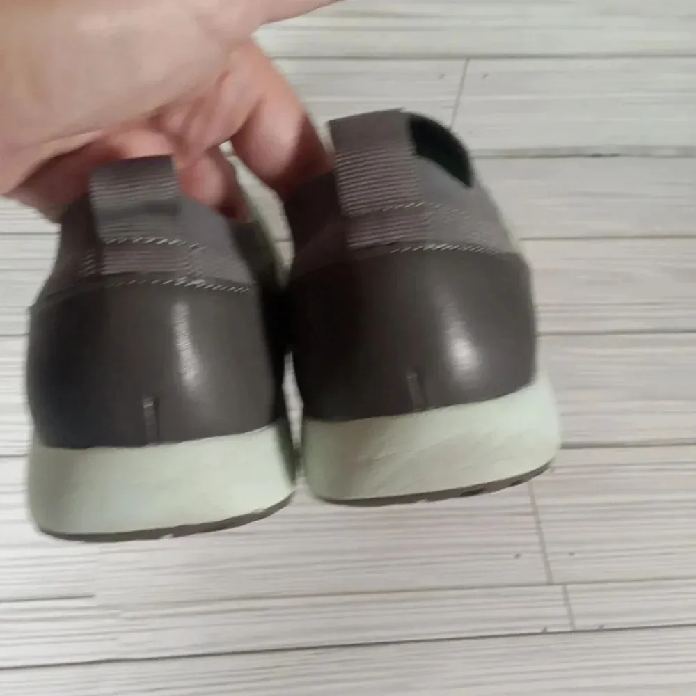 Traq by Alegria Qool sneaker gray walking trail shoes women's size 40 or US 9.5 Green - Image 4