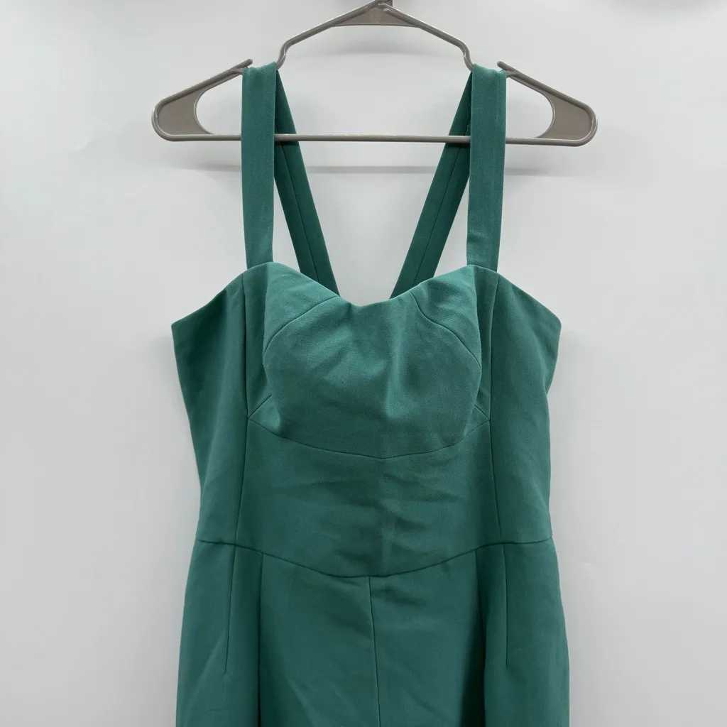 Gal Meets Glam NWT Nicole Teal Jumpsuit Women's Size 12 Sleeveless Cocktail - Image 4