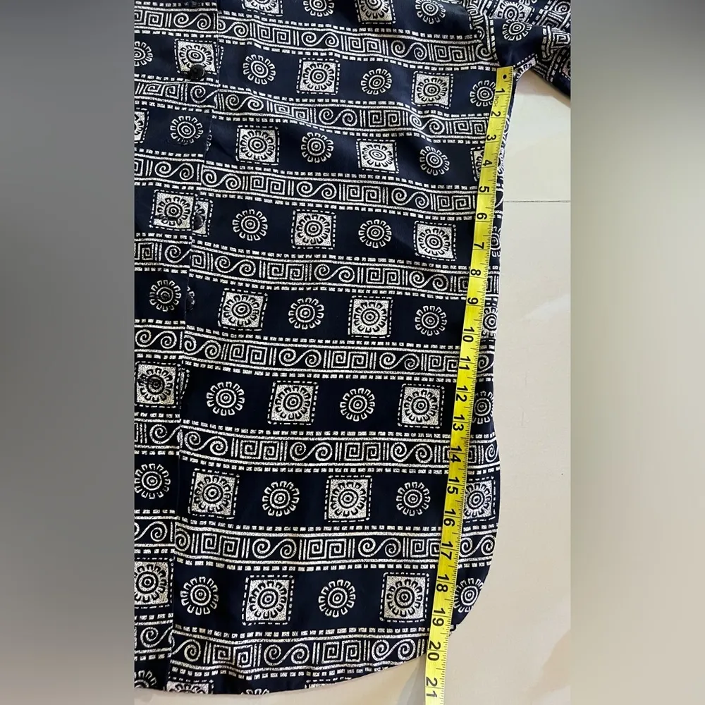 Dana Buchman 100% silk multicolored tunic top Stamped Lightweight blouse Size 12 - Image 7