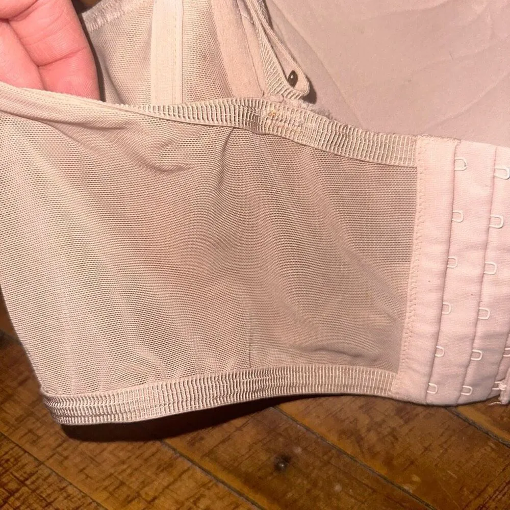 Torrid Curve nude lacy thick bustier 42C lingerie full figure bra - Image 3