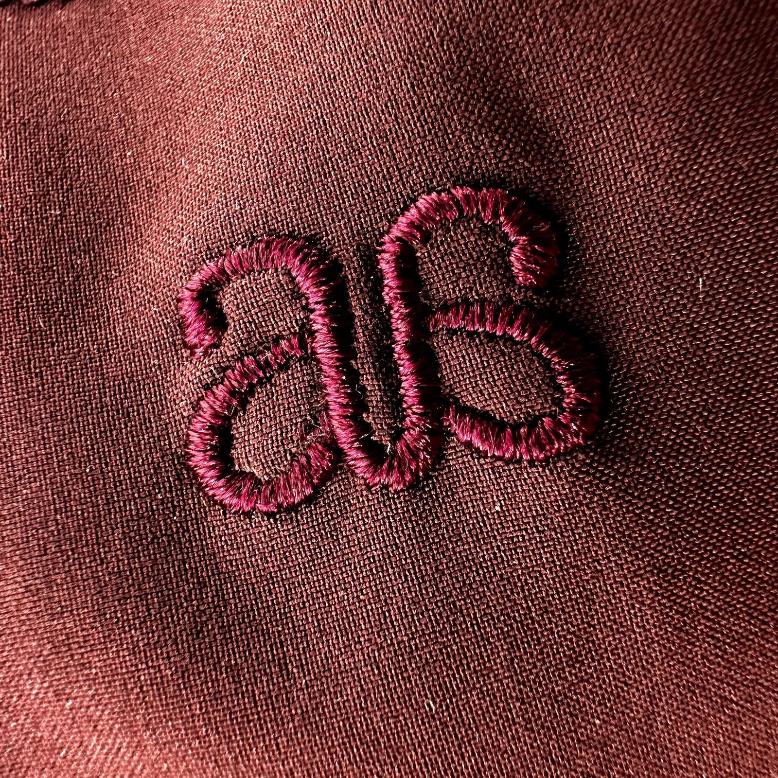 Albion Jetsetter Jumpsuit Cap Sleeve Tie Waist Tapered Leg Zipper Hem Maroon M - Image 3