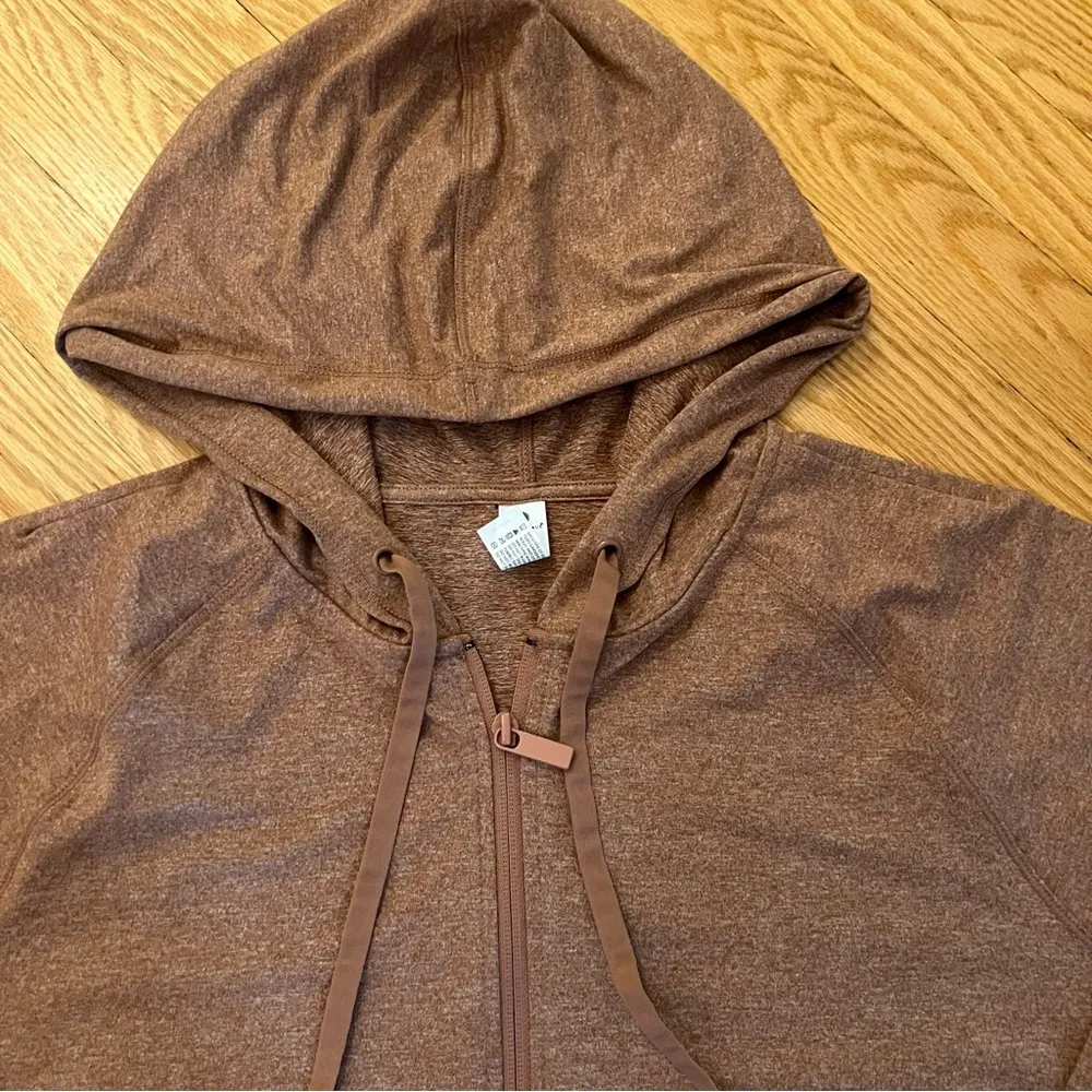 NEW Yogalicious -  Lux Cropped Full Zip Jacket‎ Heather - Image 4