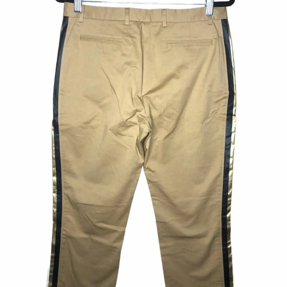 Le Superbe Saint Honore Cropped Pant Size 8 Gold - Image 7