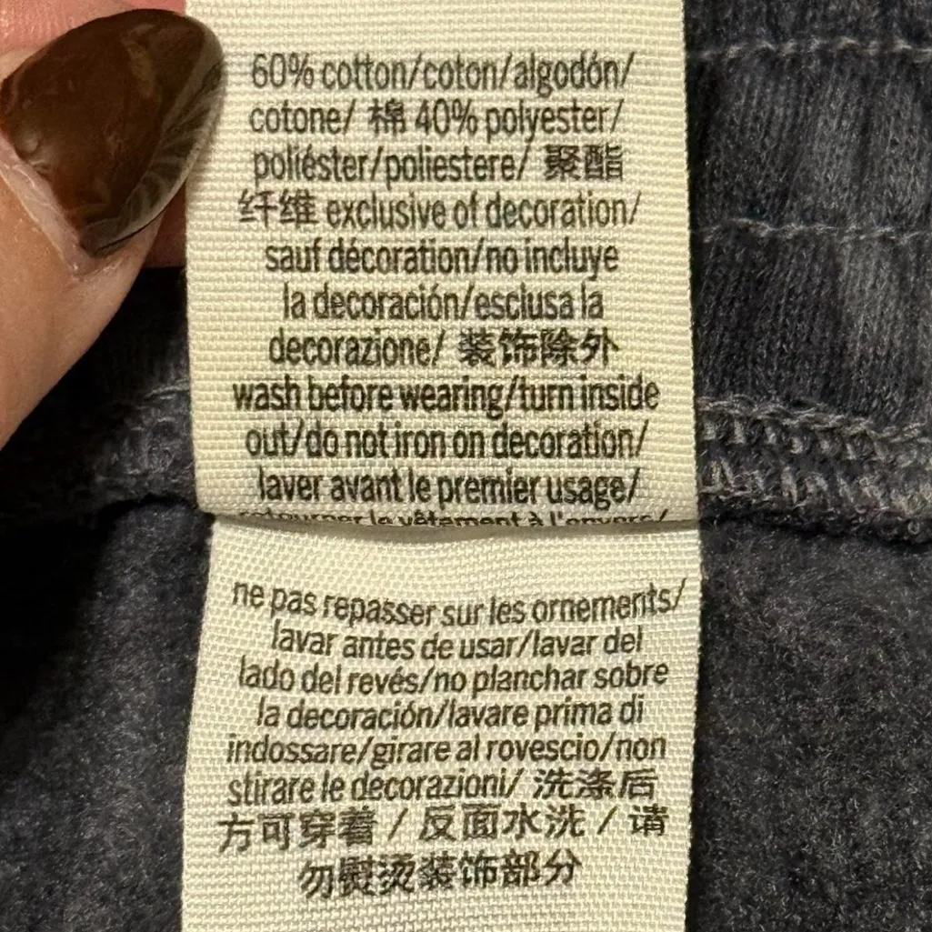 PINK Victoria's Secret Women's Navy Tie-Dye Sweatpants Size Small - Image 7