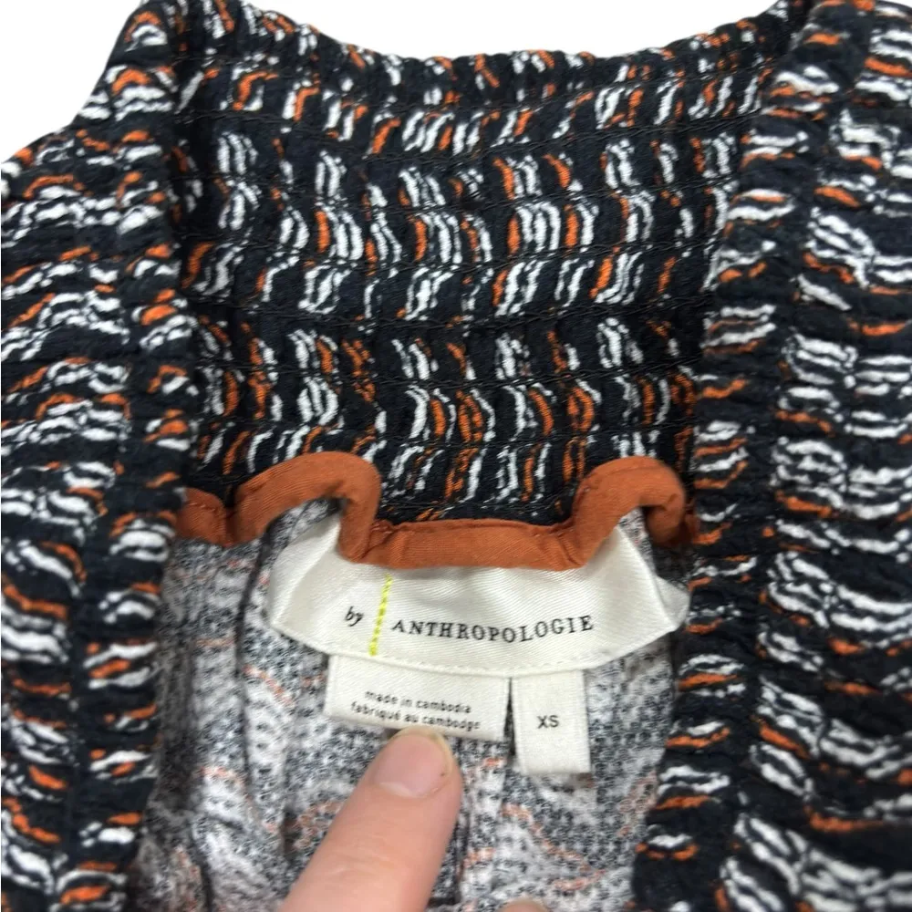 Anthropologie Women's Black Orange Aniya Pull On Balloon Jogger Pants XS EUC - Image 8