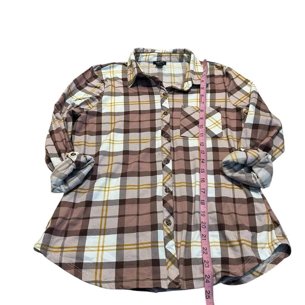 Rue 21  plaid button down - Image 2