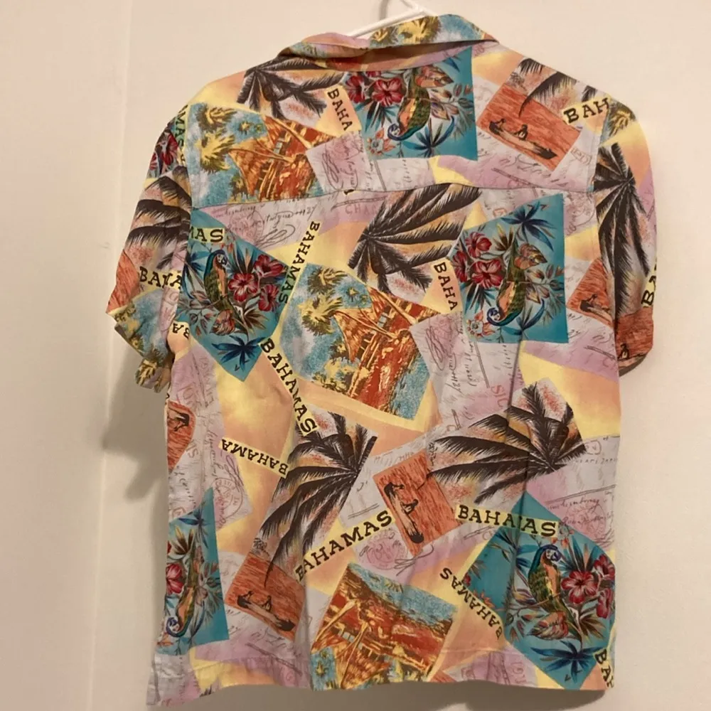 Vintage Caribbean Joe tropical shirt sz L - Image 6