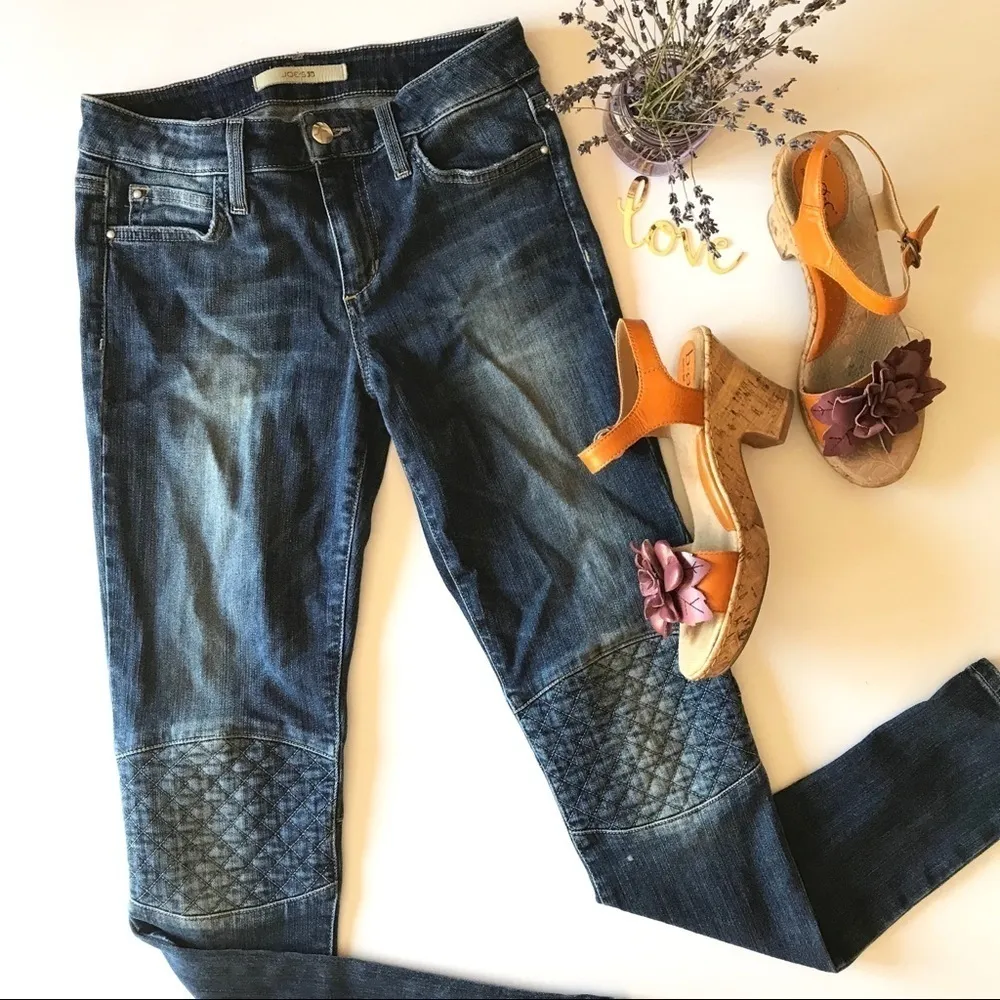 Joes Jeans Quilted Moto Skinny Jeans - Image 9