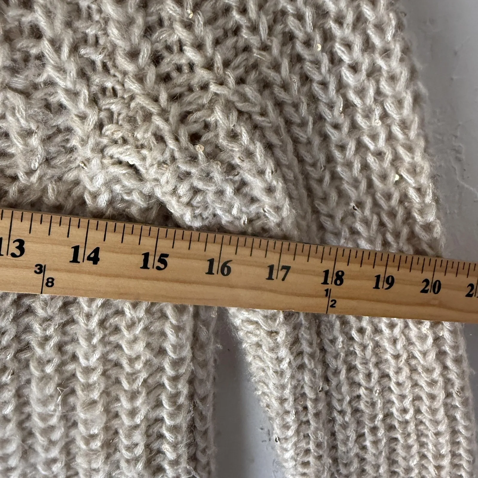 United Knitworks Sweater Womens Small Chunky Knit Sequin Pullover Cozy Winter - Image 9