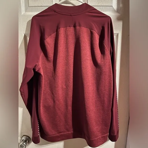 Under Armour‎ UA Knit Warm Up Scarlett Red Full Zip Jacket Women’s Size Large - Image 5