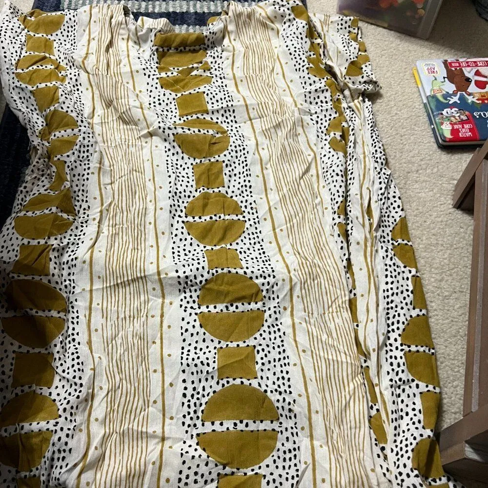 Sseko Shift Solstice print Dress size 2 Yellow Size M - Image 2