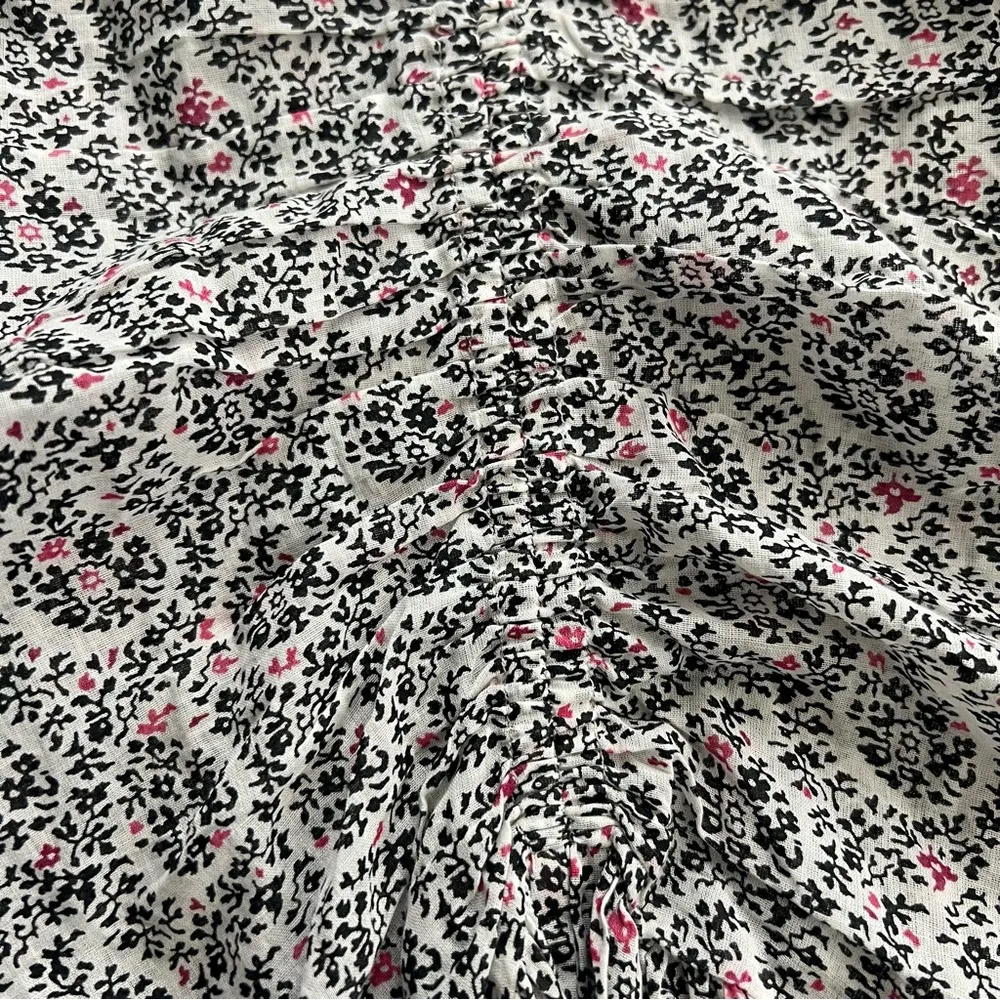 Étoile Isabel Marant Marili Ruched Blouson-Sleeve Dress, Size US4|FR34 New w/Tag - Image 7