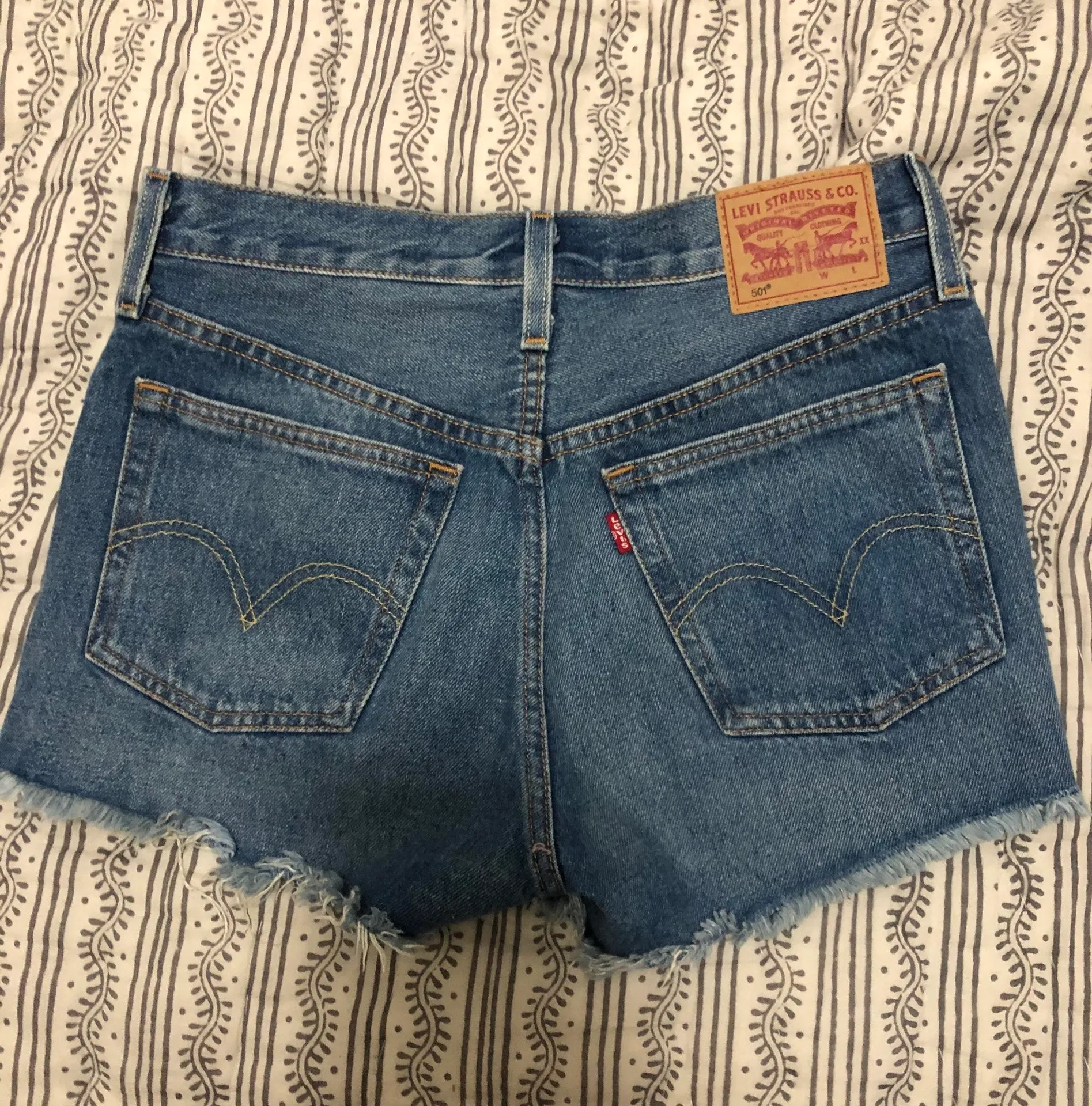 Levi’s 501 High Rise Denim Shorts - Image 4