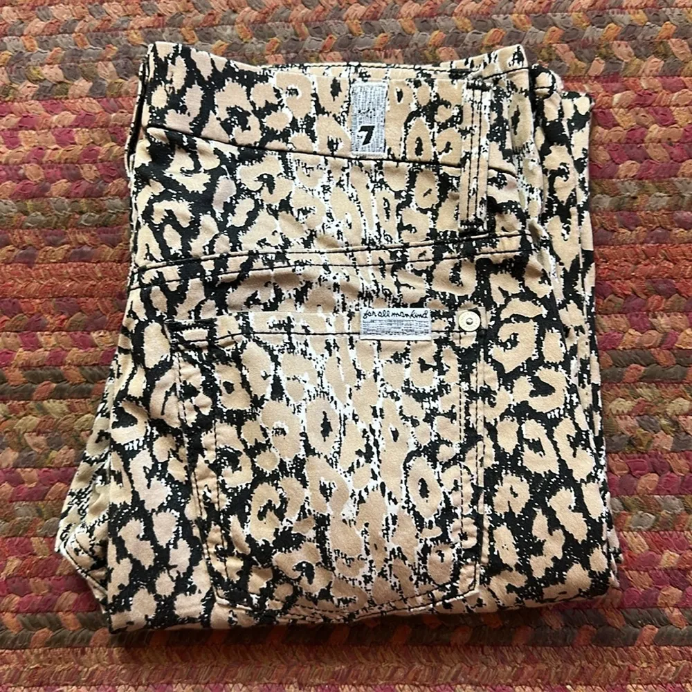 7 FOR ALL MANKIND ANIMAL PRINT PANTS - Image 6