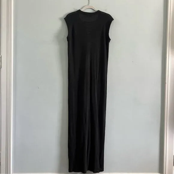 IRO‎ Daisy Linen Lace Up V-Neck Sleeveless Linen Maxi Dress - Image 4