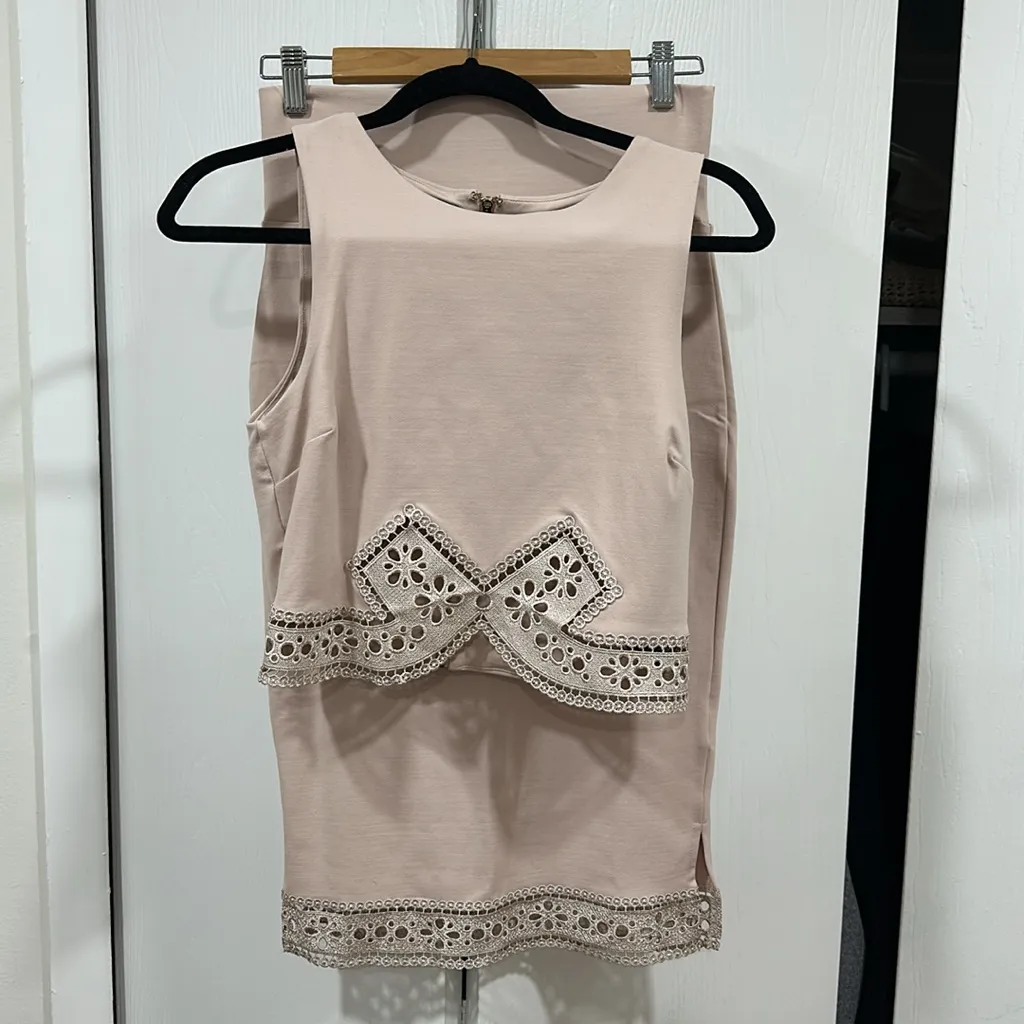 Bebe crop top & skirt set - Image 2