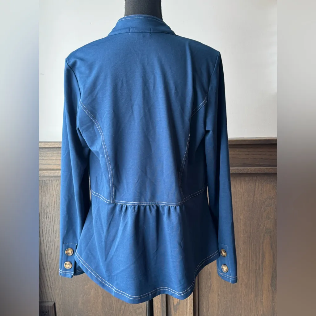 Ophelia Roe Adorable jacket with peplum style size medium - Image 3