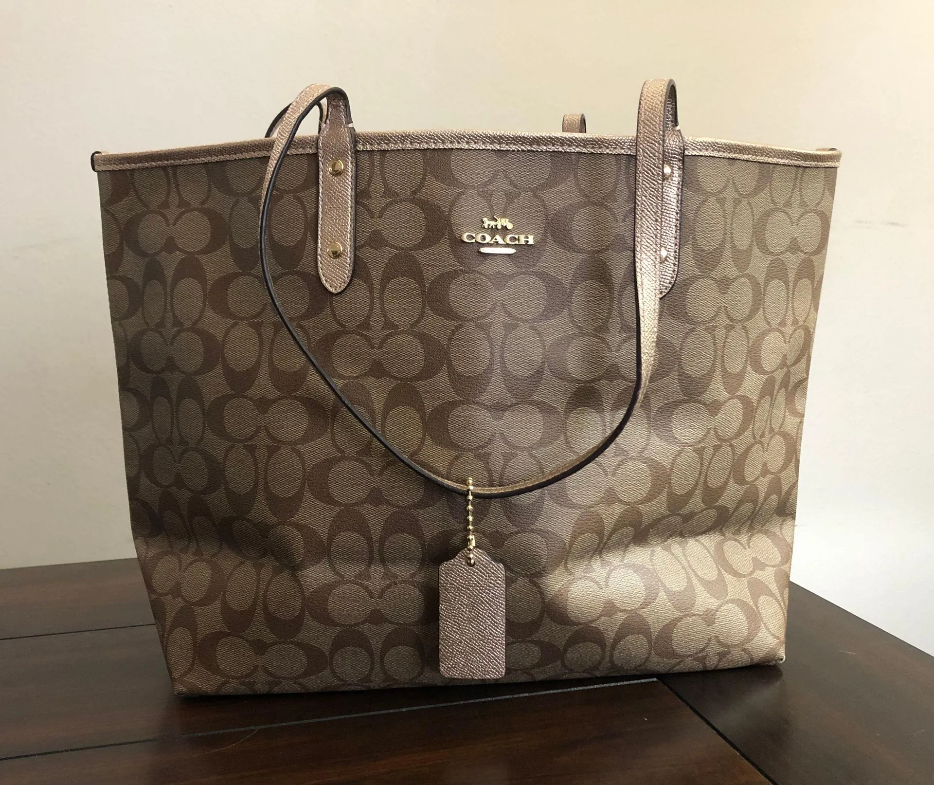 Coach Irradecent Reversible  Purse - Image 4
