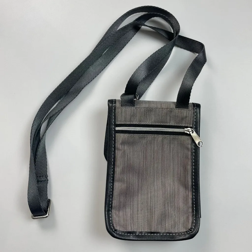Eagle Creek Crossbody Bag Mini Small Gray Black Trim Magnetic Closure Travel - Image 3
