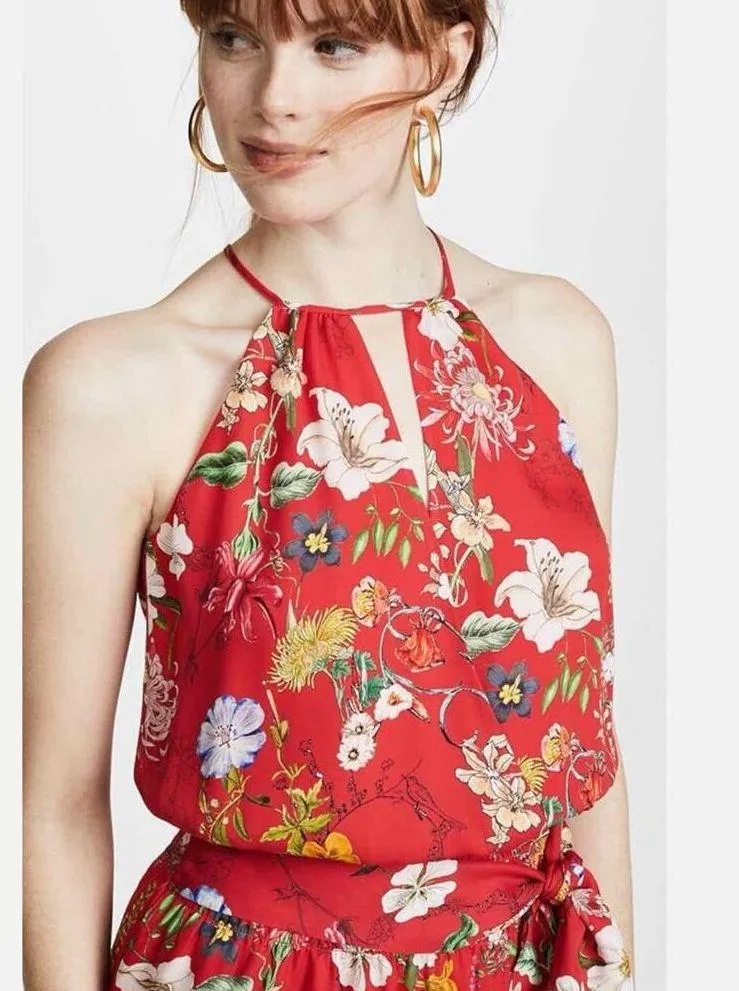 Parker Larissa Dress Red Sangria Size XS Casual Summer Outfit - Image 6