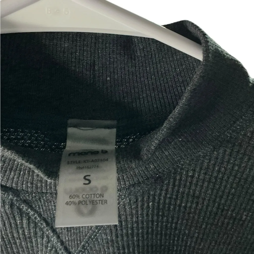 Mono B Black Crop Top - Image 3