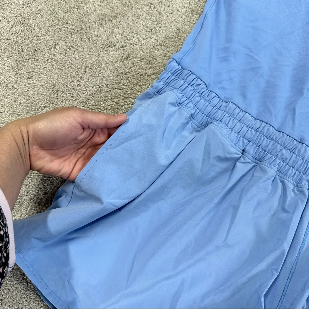 Offline by Aerie Women’s Hot Stuff Romper Shorts Activewear in Blue XXL - Image 10