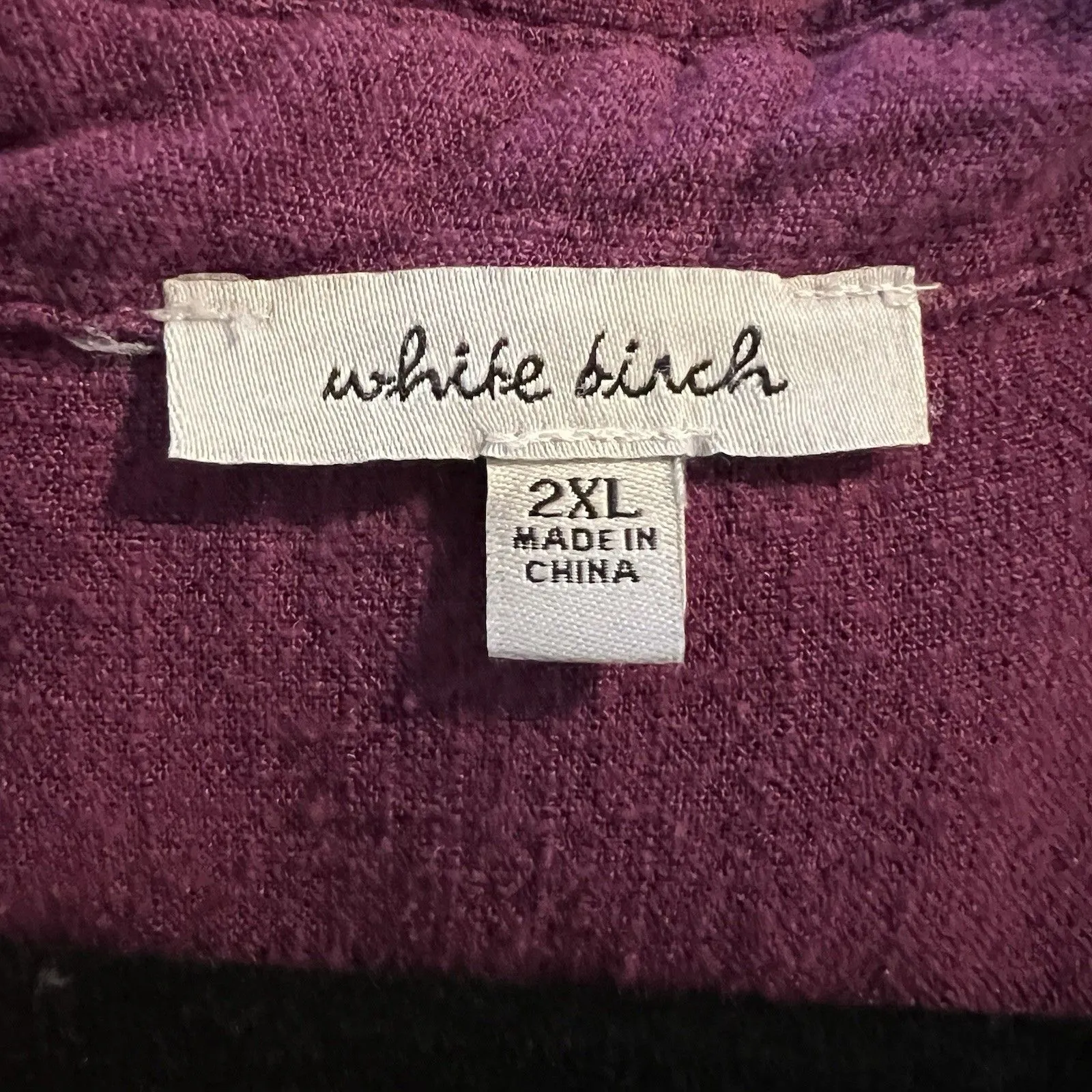 White Birch Dress 2Xl  Linen Blend Tiered Raw Hem Distressed Roll Tab Sleeves - Image 3