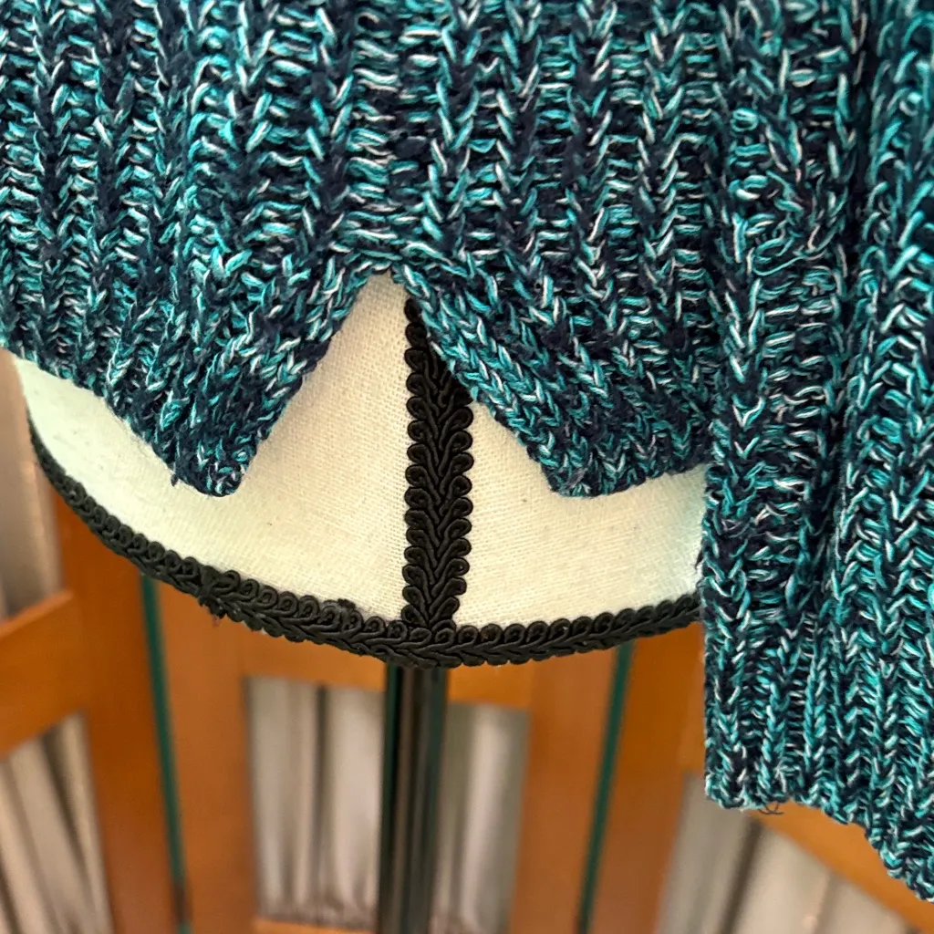 Faded Glory Teal Knit Women's Sweater - Image 6